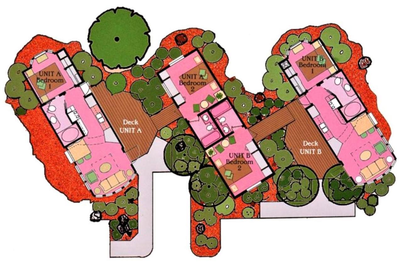 Sedona Pines Resort Экстерьер фото A typical layout of a cluster house